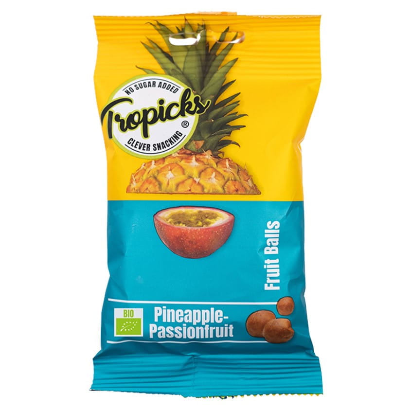 Boules ananas - fruit de la passion BIO 100g TROPICKS
