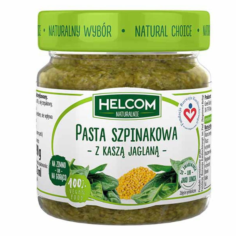 Pâte d'épinards au millet 190g HELCOM