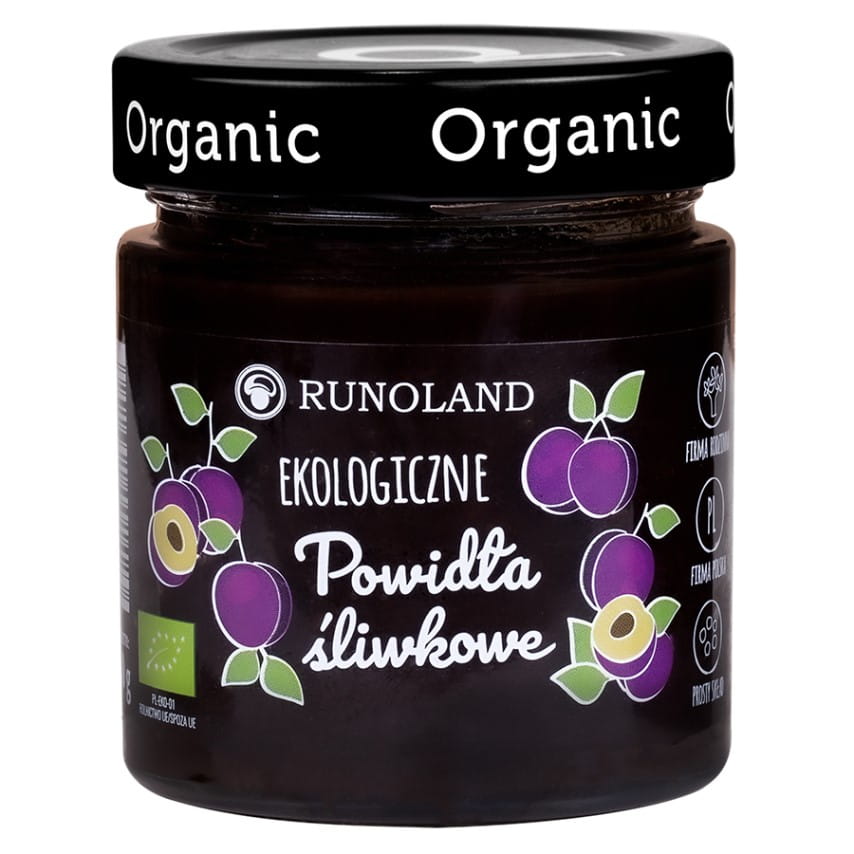 Confiture de prunes BIO 200g RUNOLAND
