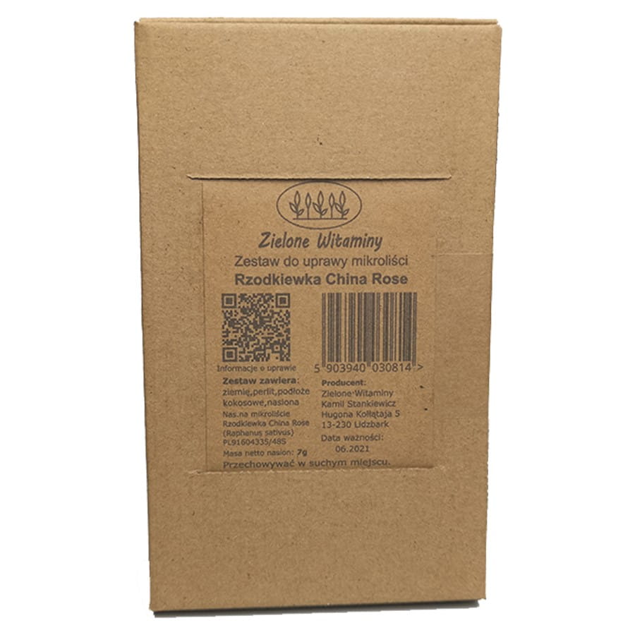 Kit de culture microfloves - radis rose de chine GREEN VITAMINS