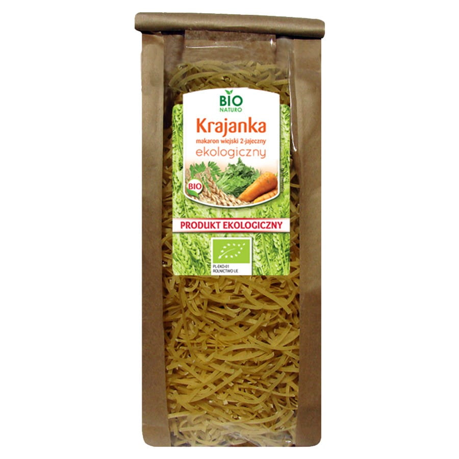 Pâtes de campagne 2 - tranches d'oeufs BIO 250g BIONATURO
