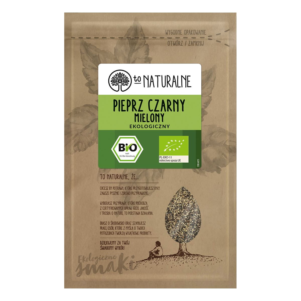 Poivre noir moulu primauté BIO 20g