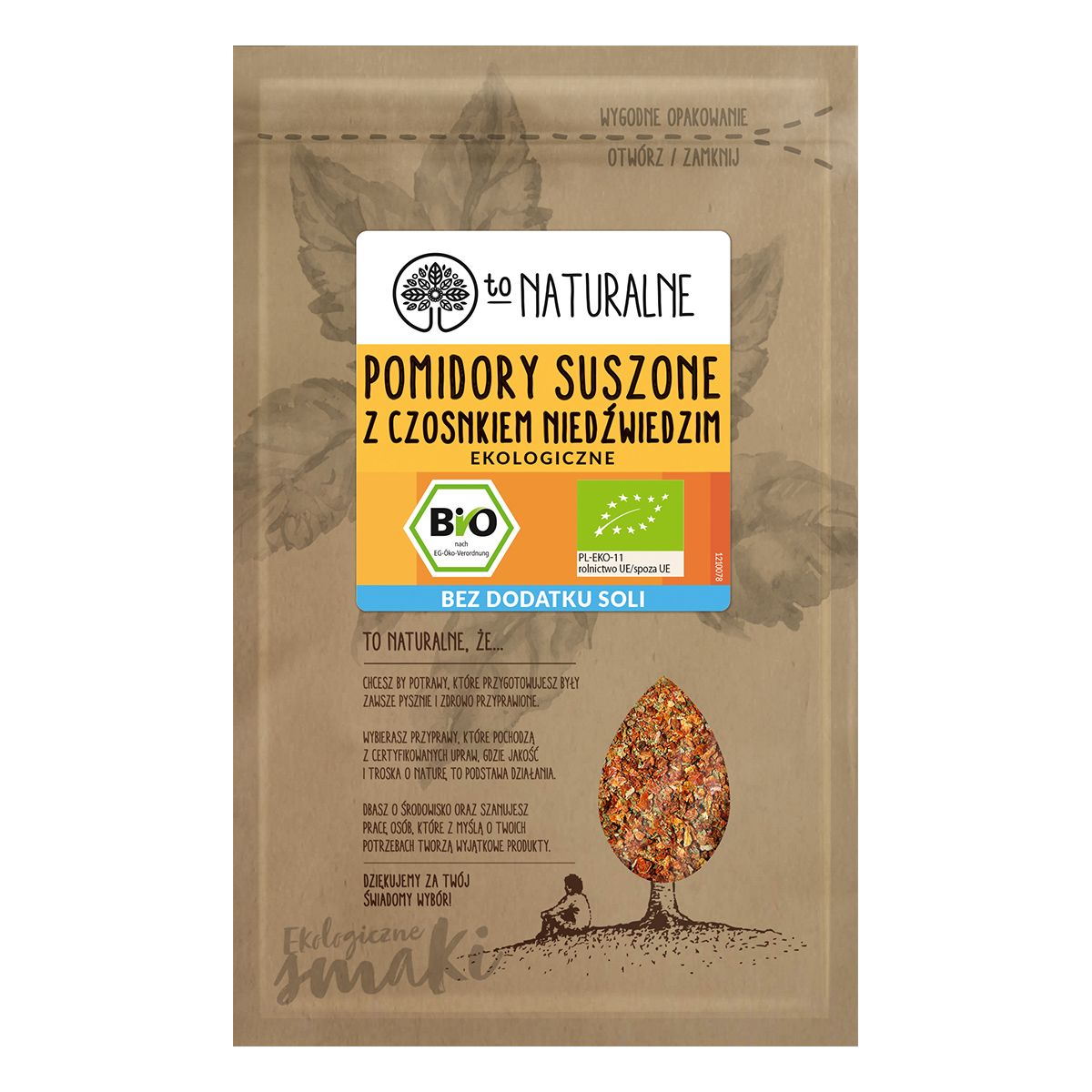 Tomates séchées à la primauté d'ail des ours BIO 20g