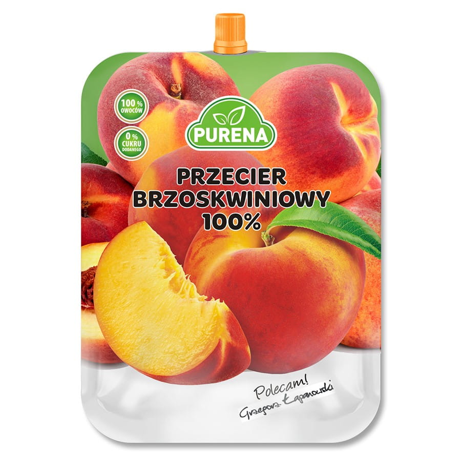 Purée de pêche 100% 350g PURENA