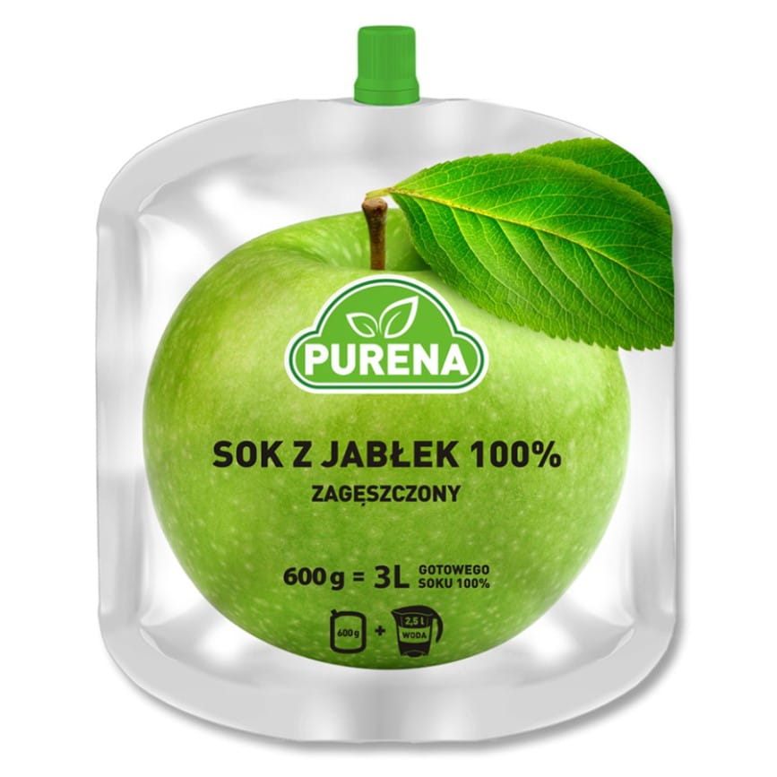 Jus de pomme 100% concentré 600g PURENA