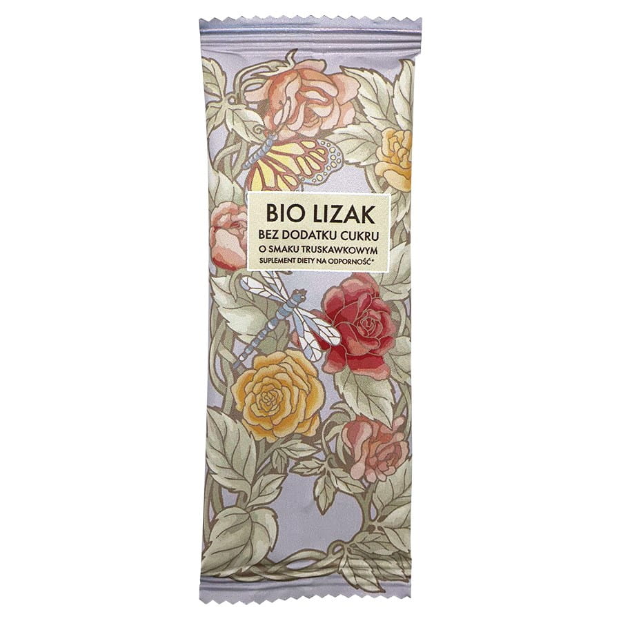 Sucette fraise sans sucre ajouté BIO lizuu 6g