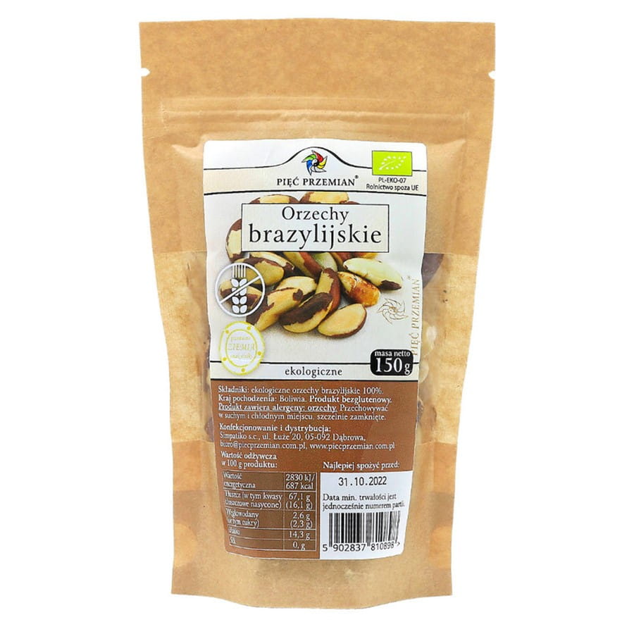 Noix du Brésil BIO 150g CINQ CHANGEMENTS