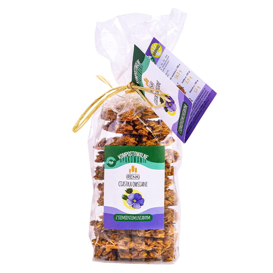 Galettes d'avoine aux graines de lin 175g IRENA