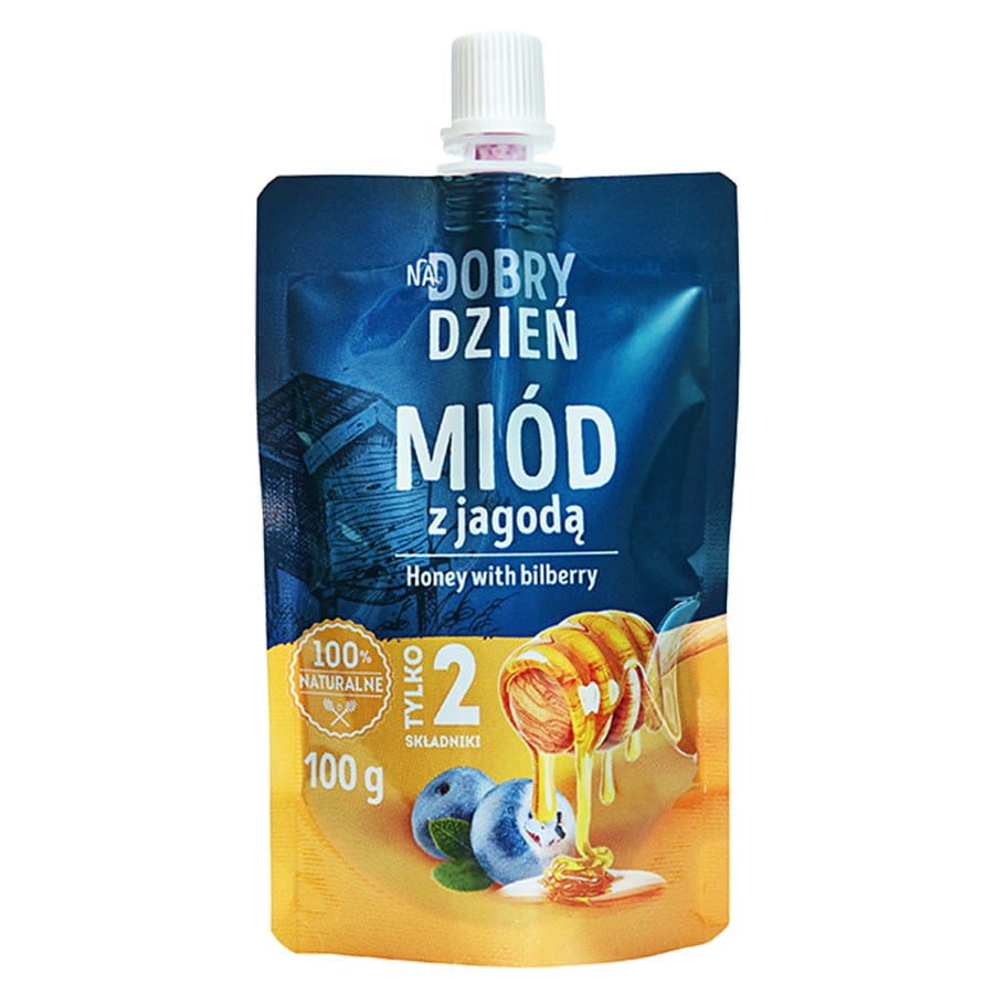 Miel à la myrtille "pour une bonne journée" 100g KOZACKI BEEBERRY