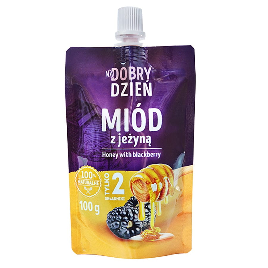 Miel à la mûre "pour une bonne journée" 100g KOZACKI BEEBERRY