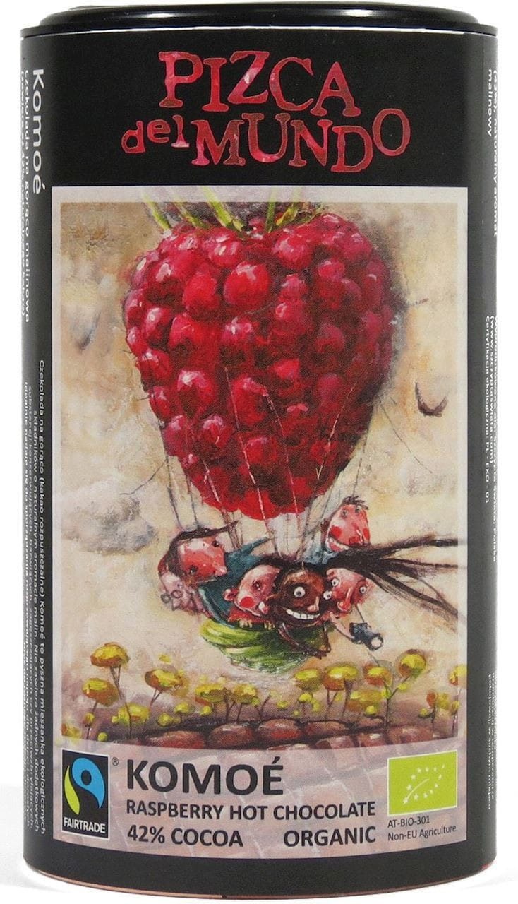 Chocolat Chaud Framboise Komoe Commerce Équitable BIO 250 g - PIZCA DEL MUNDO