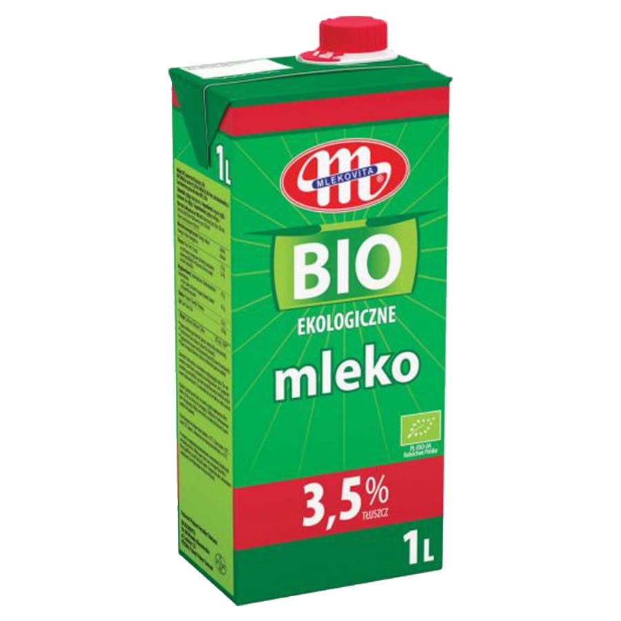Lait UHT 35% lait BIO 1l MLEKOVITA