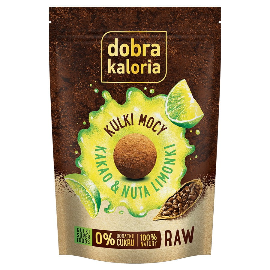 Power balls - cacao et un soupçon de citron vert 65g GOOD CALORIE
