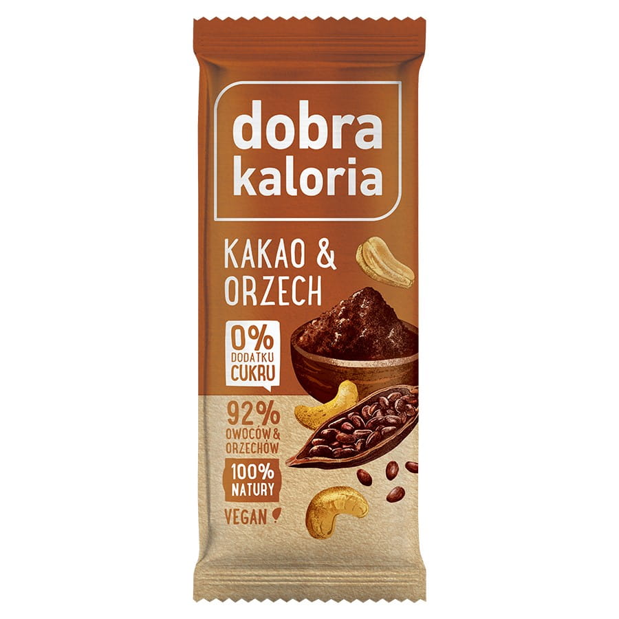 Barre aux fruits - cacao et noix 35g GOOD KALORIA