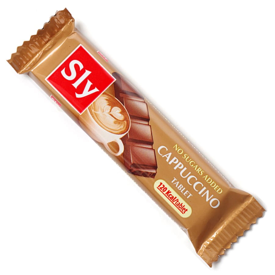 Tablette chocolatée - cappuccino sans sucre ajouté 25g SLY NUTRITIA
