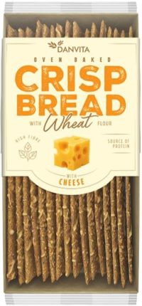 Crackers de blé au fromage et ciboulette 110g DANVITA