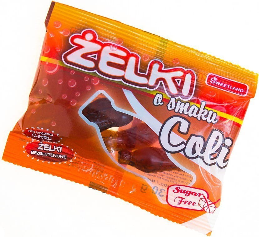 Gelée saveur cola sans sucre ajouté 30g