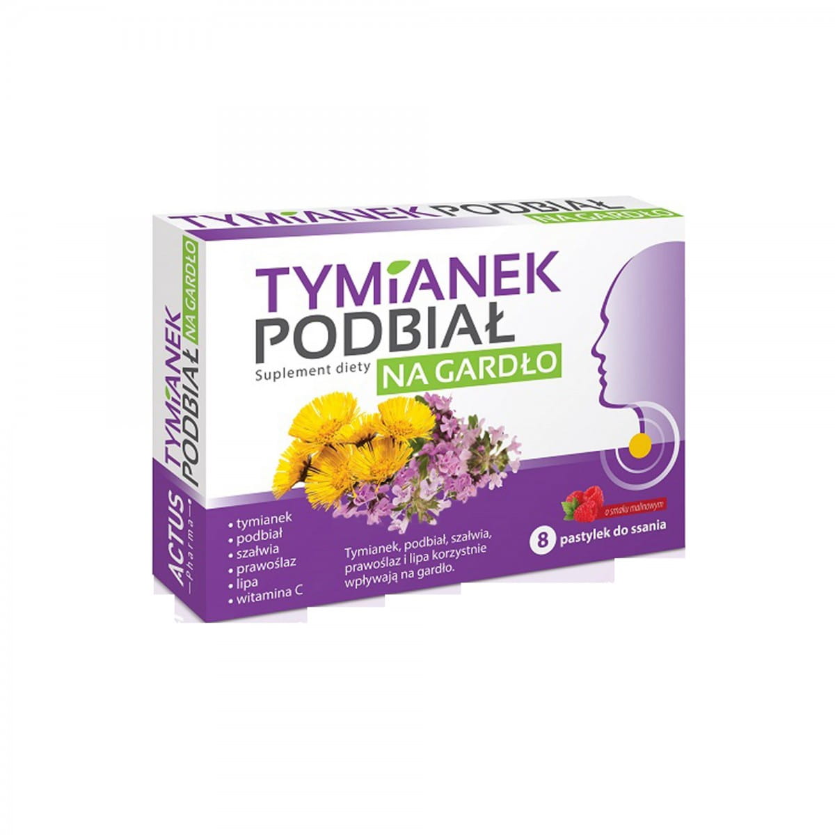 Thym et tussilage 8 pastilles - ACTUS PHARMA
