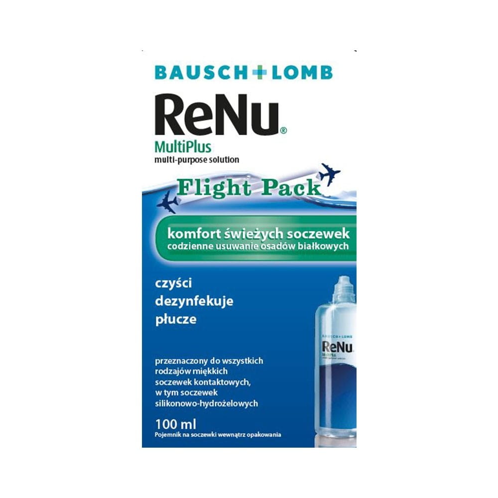 Liquide pour lentilles souples multiplus flightpack 100 ml