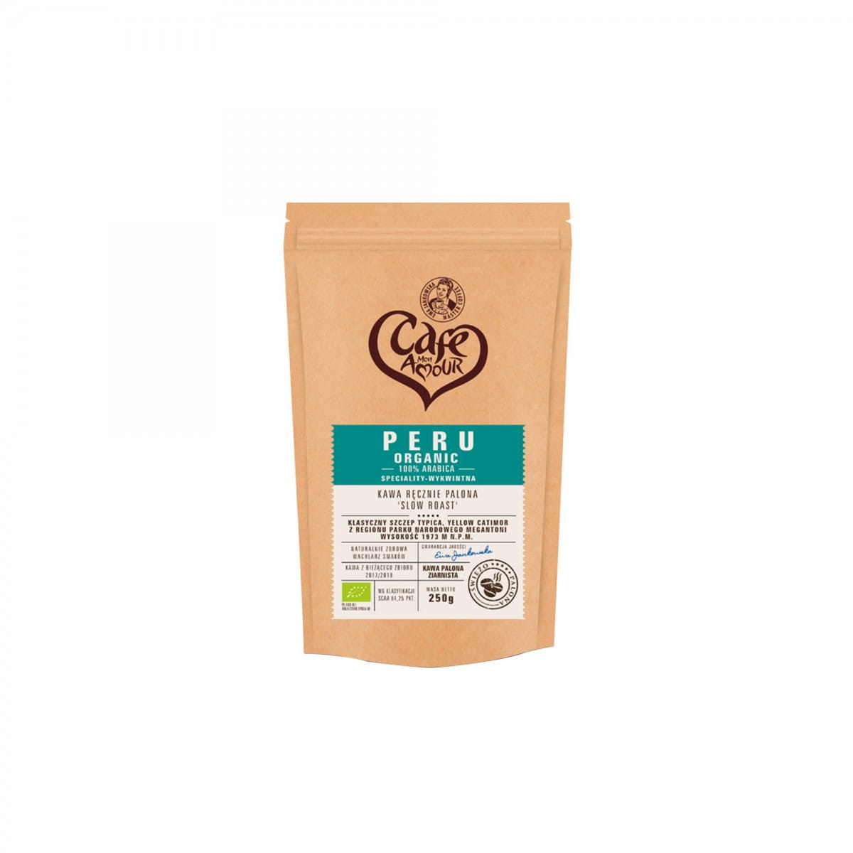 Café torréfié moulu 250g CAFE AMOUR pérou