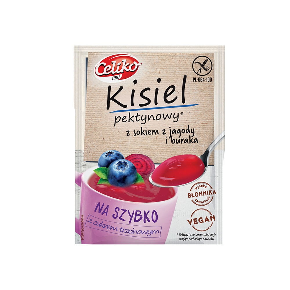 Kissel rapide au jus de baies et de betterave 20 g CELIKO