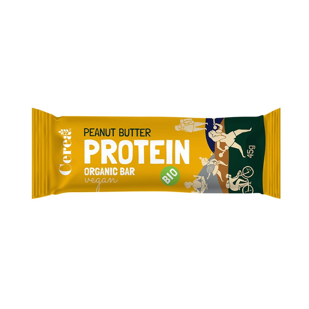 Barre Protéinée Beurre de Cacahuète BIO 45g CEREA