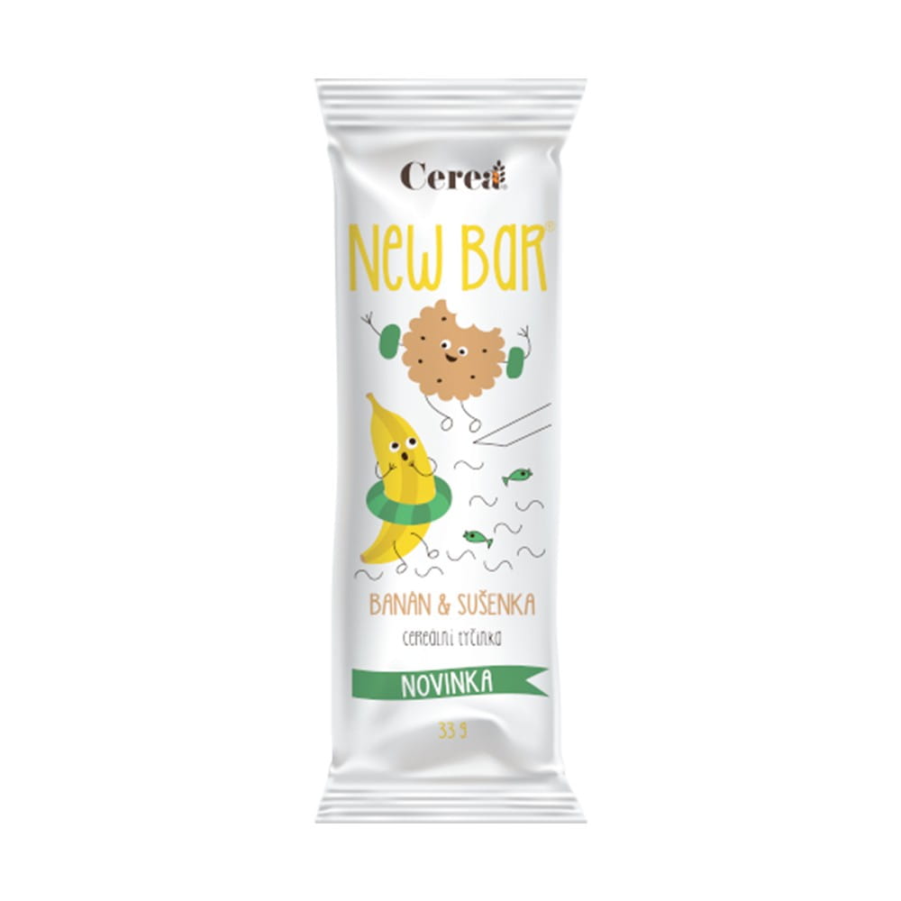 Barre de céréales Banana curd 33 g CEREA