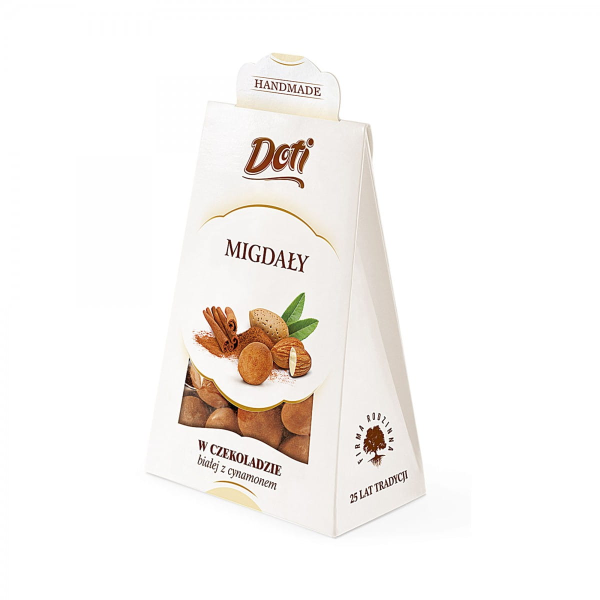 Amandes au chocolat blanc à la cannelle 100 g - DOTI