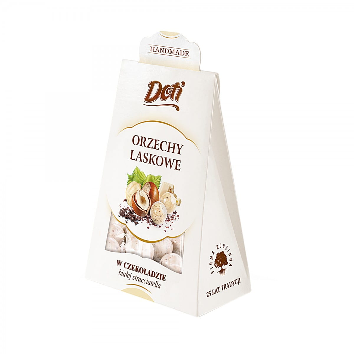 Spalciatella aux noisettes en chocolat blanc 100 g - DOTI