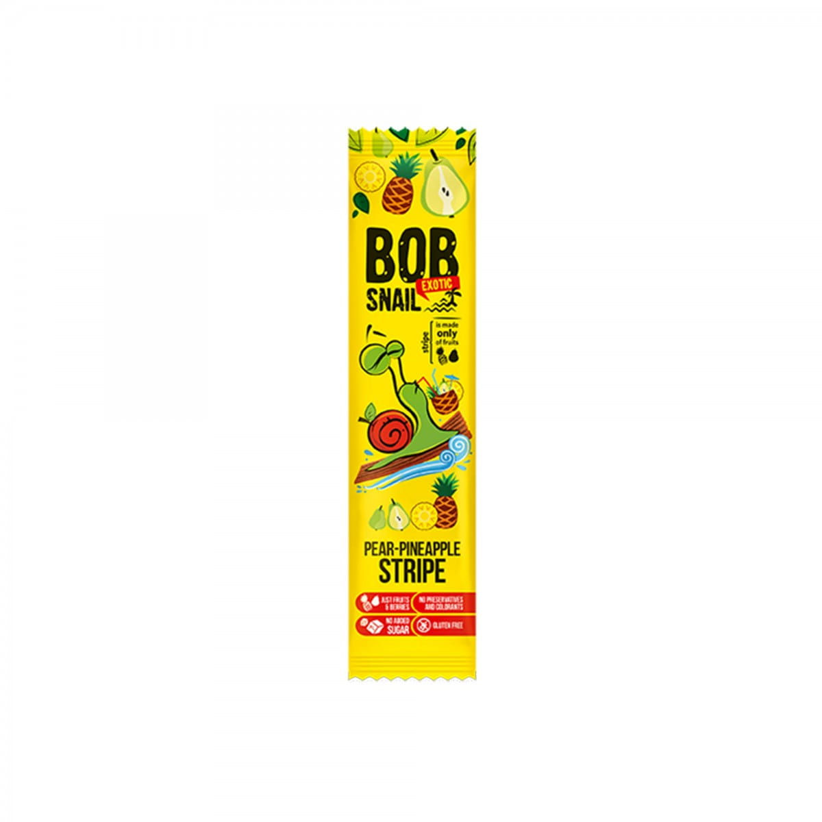Snack poire et ananas sans sucre ajouté 14 g BOB SNAIL