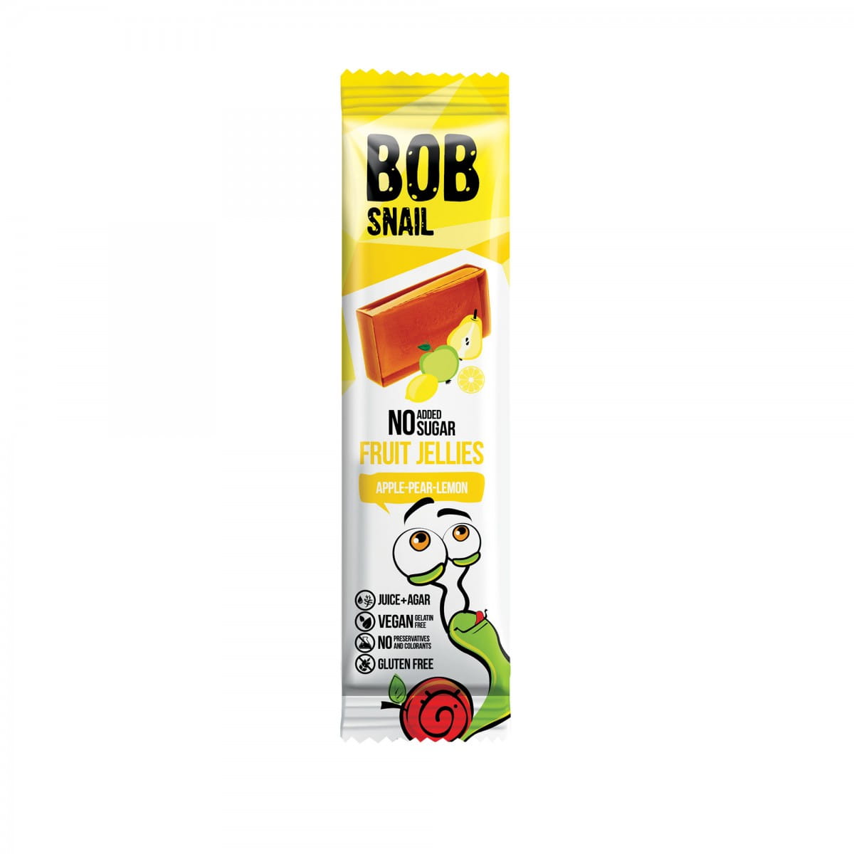 Snack pomme - poire - citron sans sucre ajouté 38 g BOB SNAIL