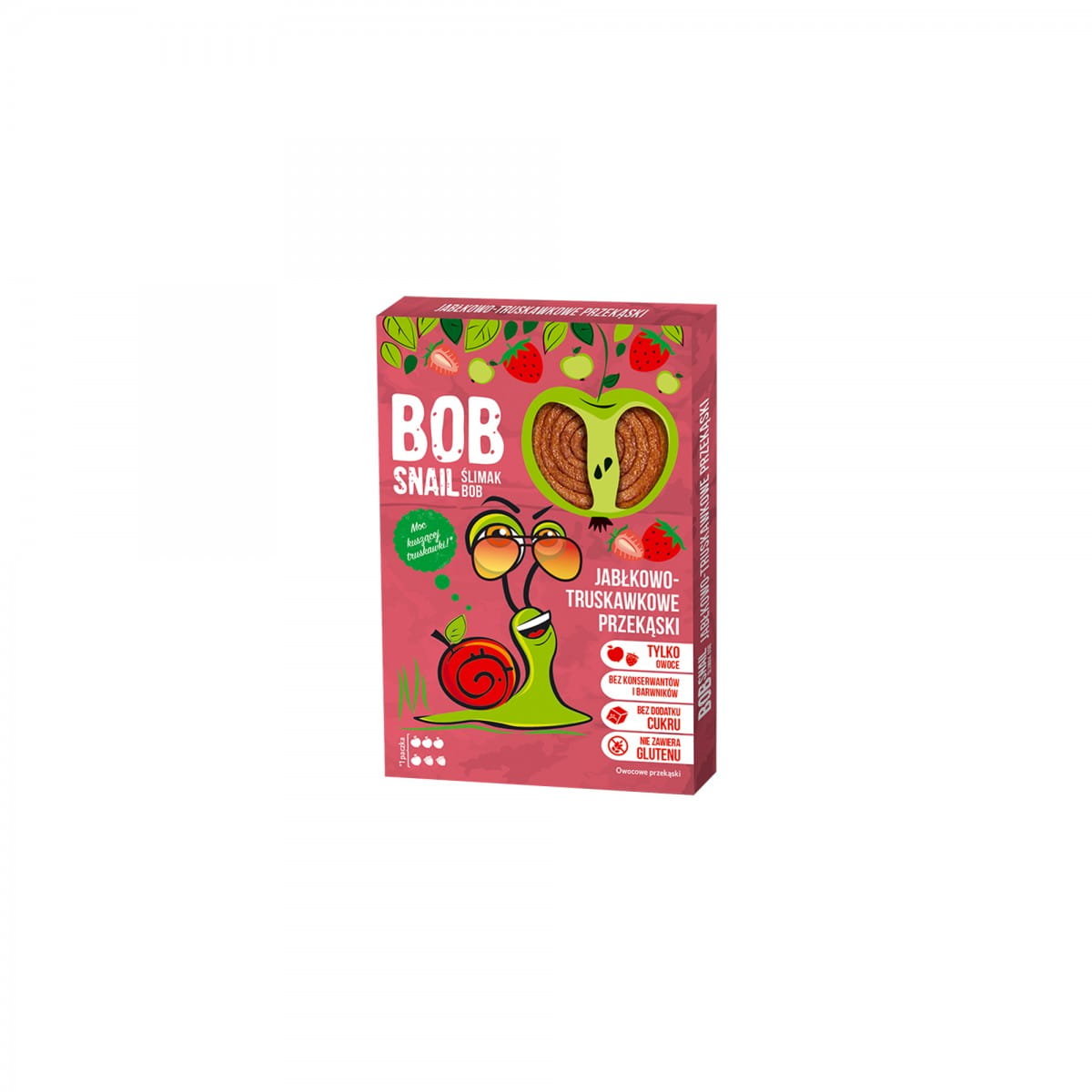 Snack pomme - fraise sans sucre ajouté 60 g BOB SNAIL