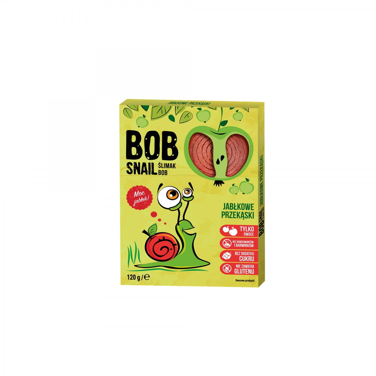 Snack aux pommes sans sucre ajouté 120 g BOB SNAIL