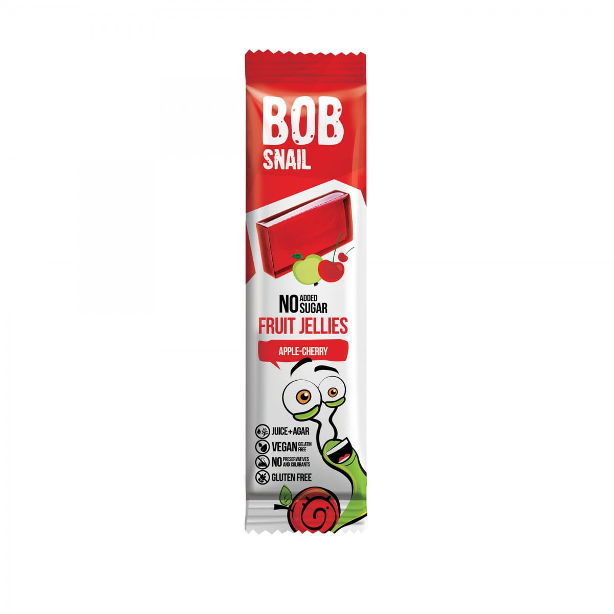 Snack pomme et cerise sans sucre ajouté 38 g BOB SNAIL