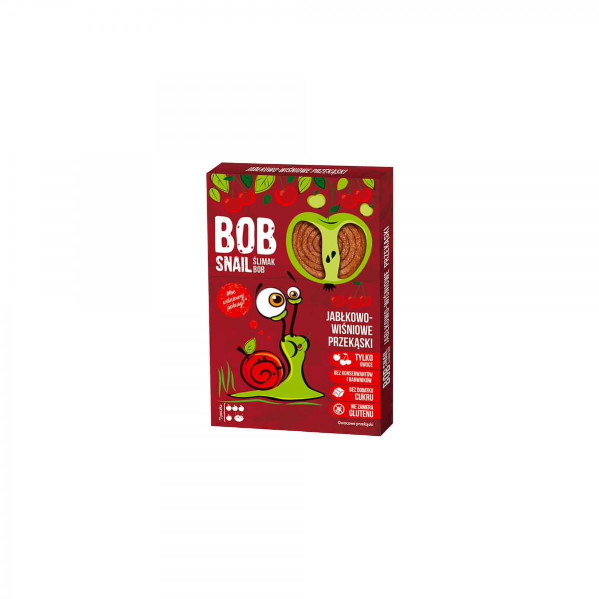 Snack aux pommes et cerises sans sucre ajouté 60 g BOB SNAIL