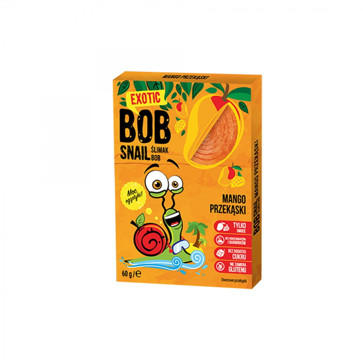 Snack à la mangue sans sucre ajouté 60 g BOB SNAIL