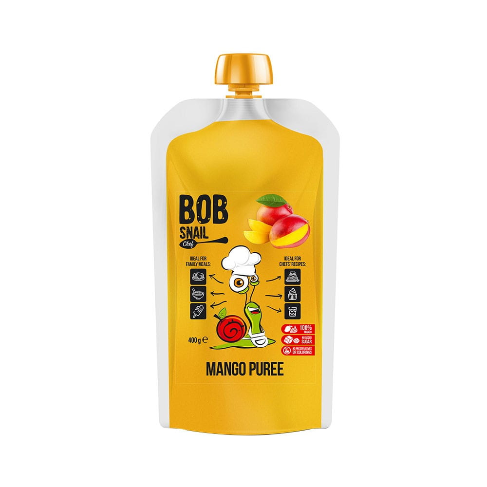 Purée de mangue 100% fruit 400 ml BOB SNAIL