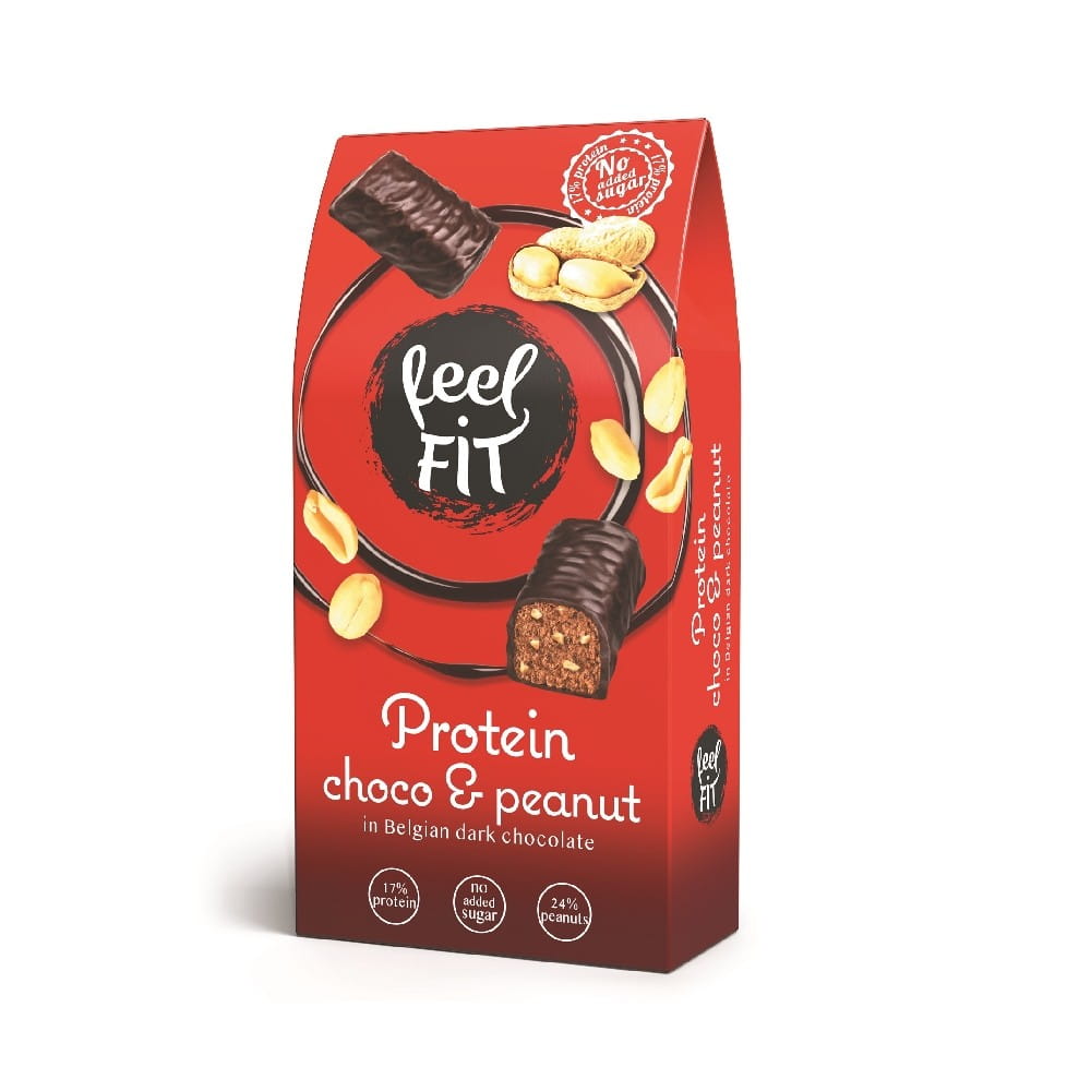 Chocolats protéinés aux noix 83 g FEELFIT