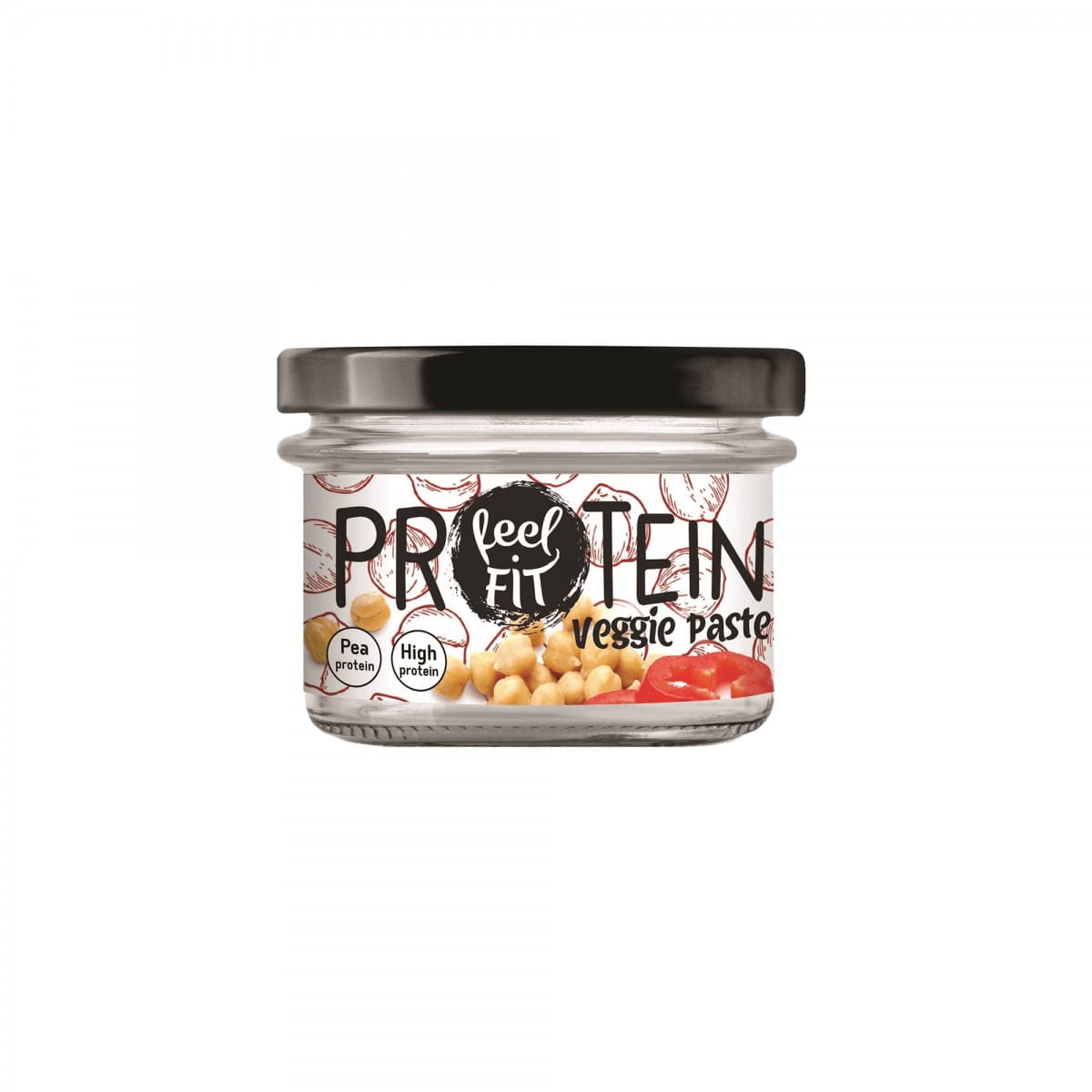 Pâte végétale au paprika fumé et protéines de pois 185 g FEELFIT