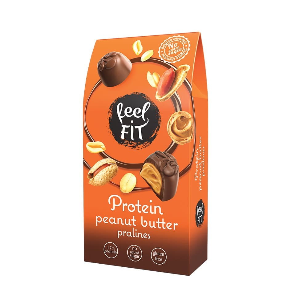 Pralines pralinées au beurre de cacahuète 66 g FEELFIT