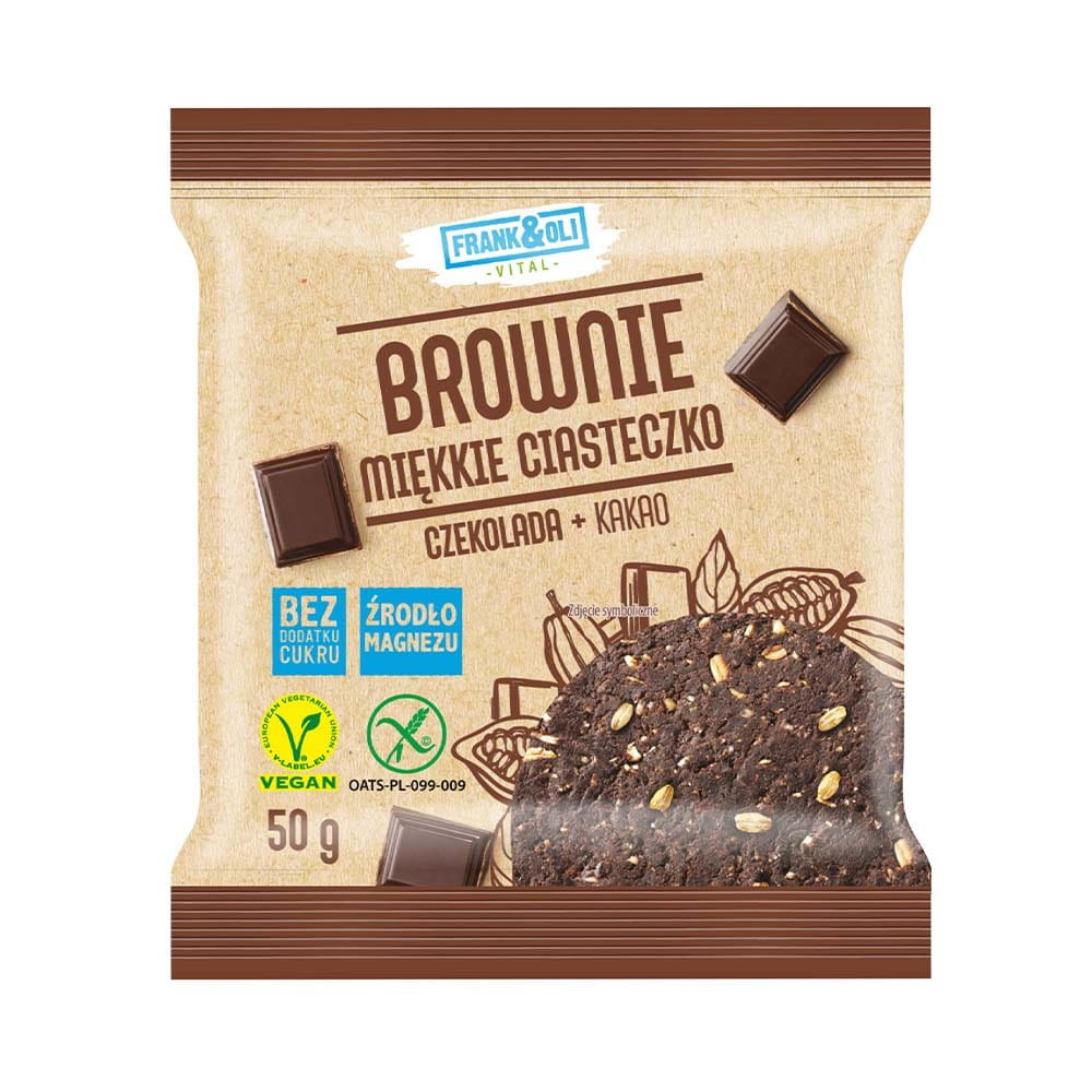 Brownie cookie chocolat et cacao 50 g