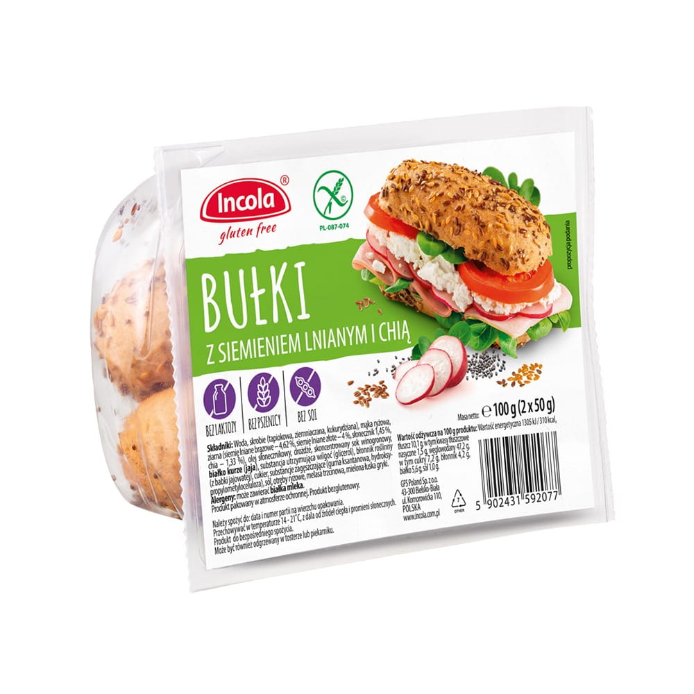 Un rouleau aux graines de lin et chia 2x50 g