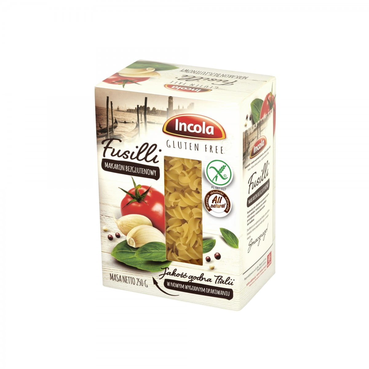 Pâtes fusilli sans gluten 250 g GFS POLAND