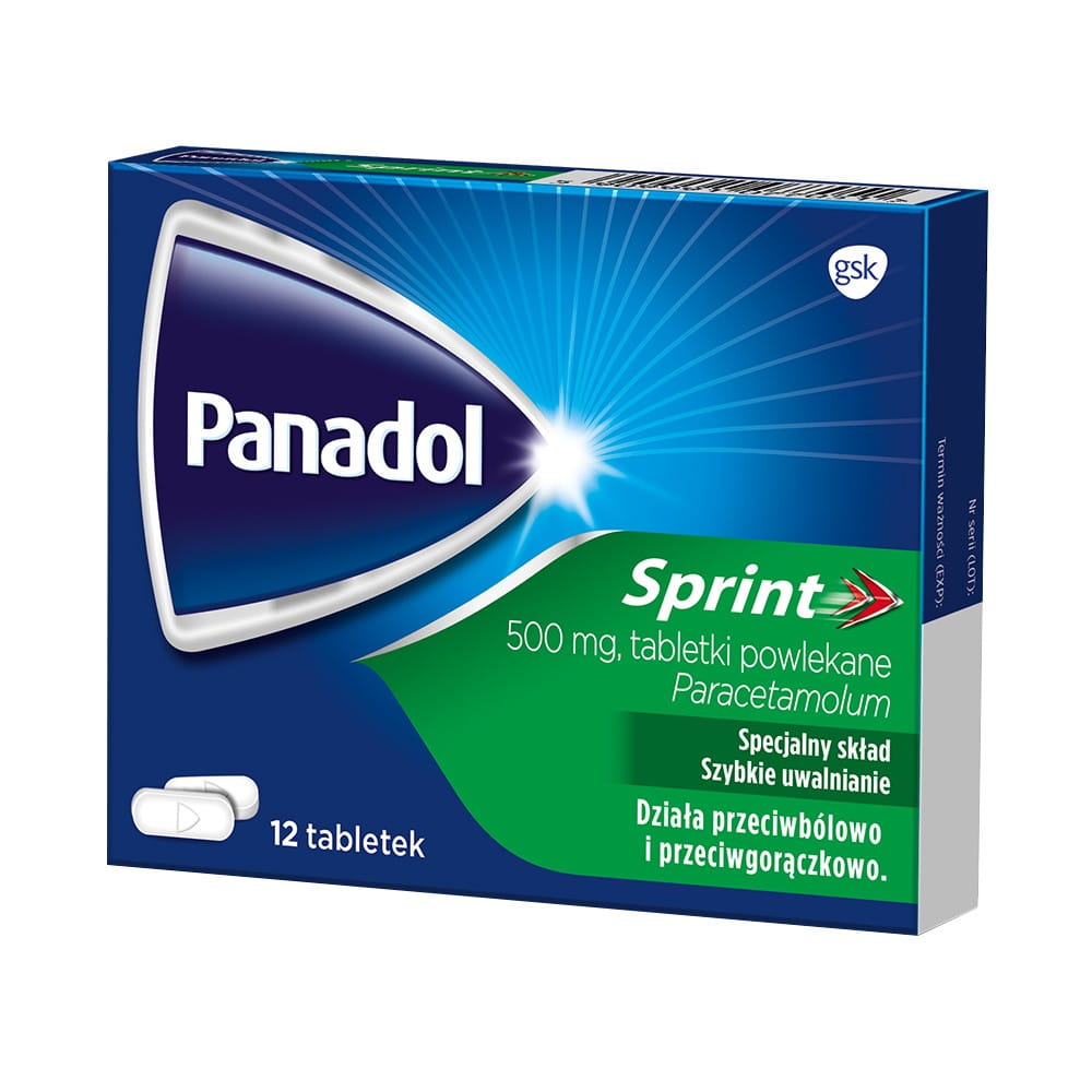 Panadol sprint 12 comprimés