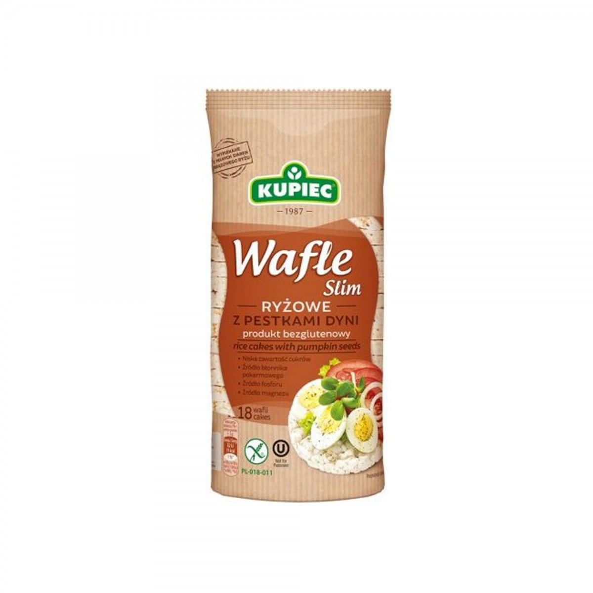 Galettes de riz aux graines de courge 120 g