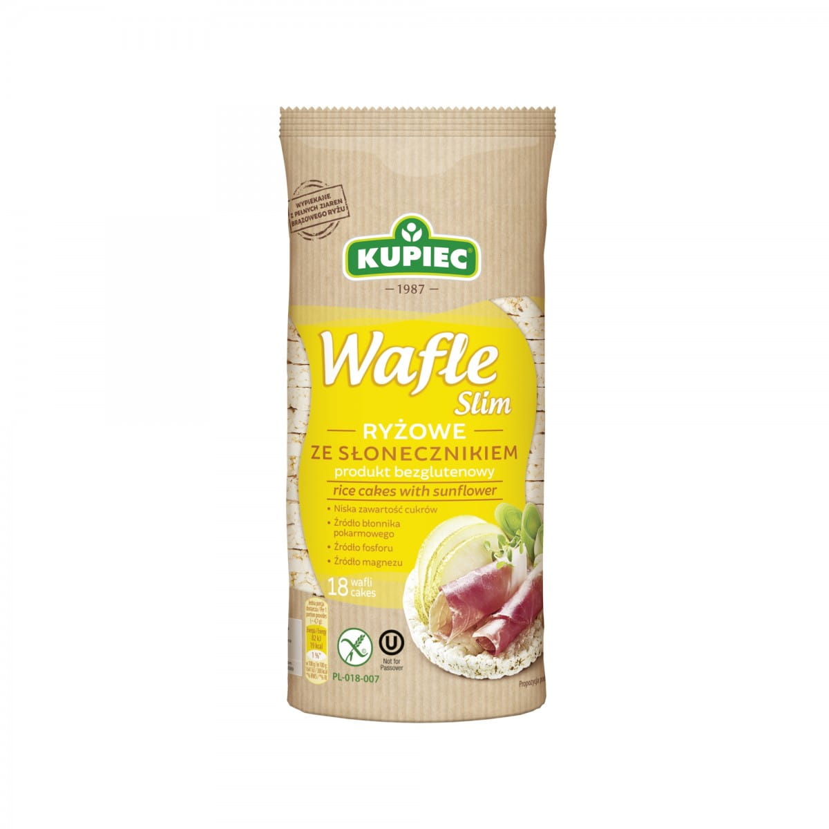 Galettes de riz aux graines de tournesol slim 84 g