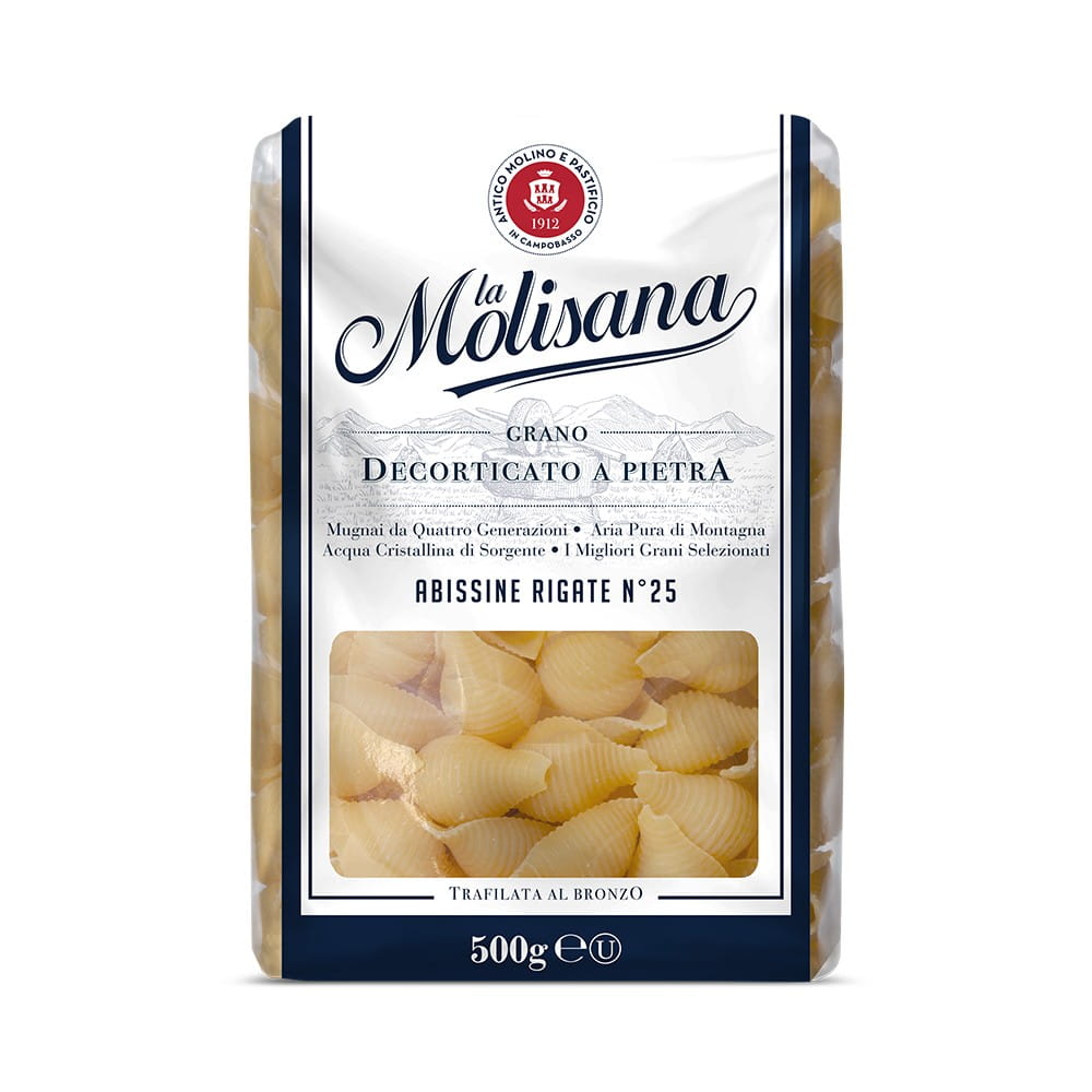 Pâtes Abissine Rigate N°25 500 g LA MOLISANA