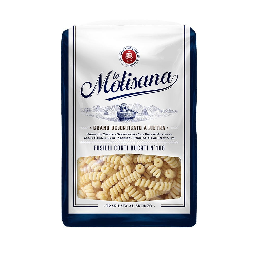 Nouilles Fusilli corti bugati n° 108 500 g LA MOLISANA