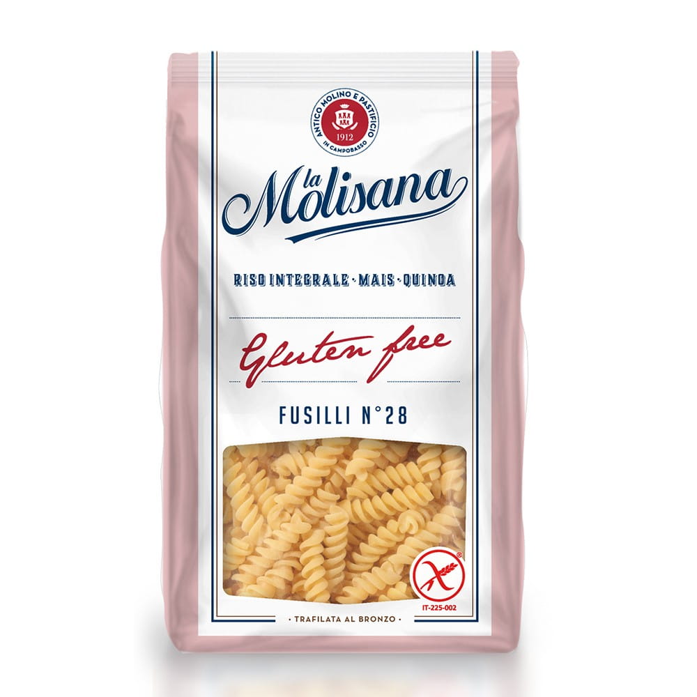 Pâtes fusilli n°28 sans gluten 400 g LA MOLISANA