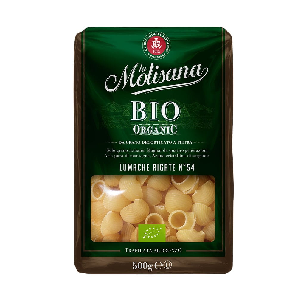 Pâtes Lumache Rigate N°54 BIO 500 g LA MOLISANA